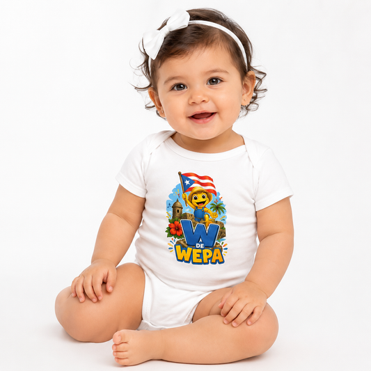 Tico El Coquí - W de Wepa - Baby Onesie