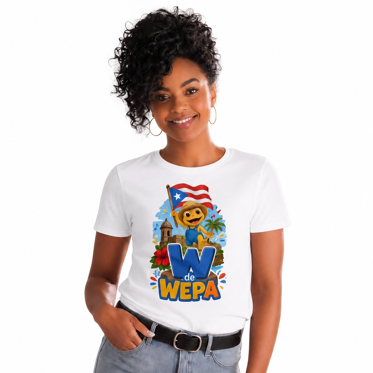 Tico El Coquí - W de Wepa - Adult Woman T-Shirt