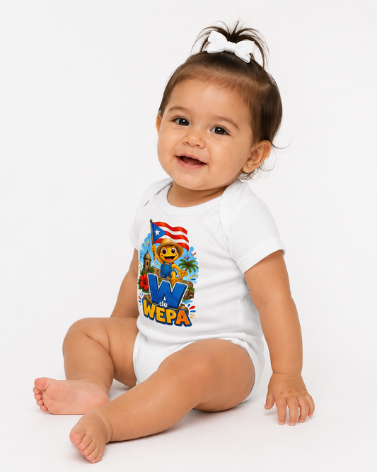 Tico El Coquí - W de Wepa - Baby Onesie