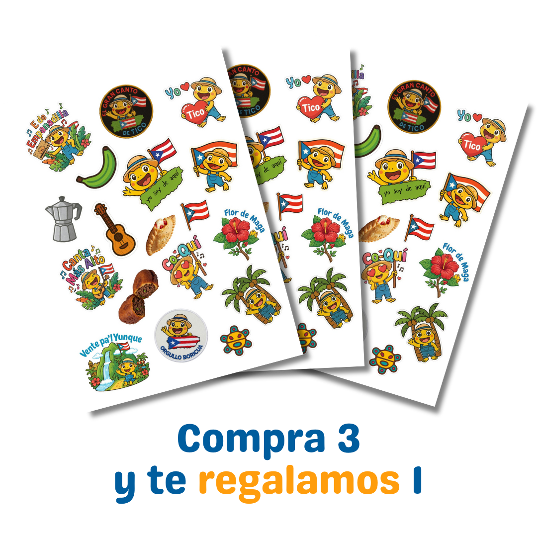 Tico No1 Sticker Sheet