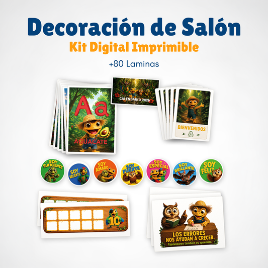 Mi Salón Boricua Con Tico – Kit de Decoración de Salón con Tico el Coquí (Descarga Digital)
