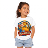 Tico El Coquí - E de Empanadilla - Kids T-Shirt